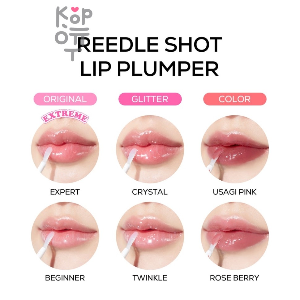 VT Cosmetics Reedle Shot Lip Plumper Rose Berry - Оттеночный плампер для губ с микроиглами в ягодно-розовом оттенке 4,6 г