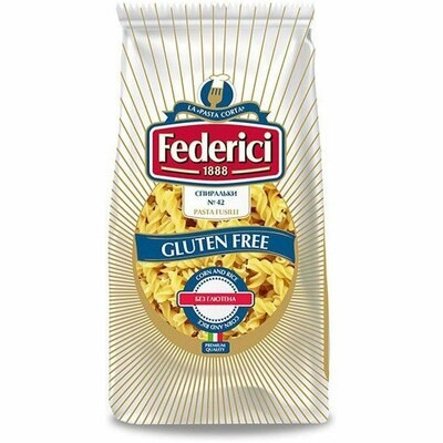 Спиральки безглютеновые, Federici, 400гр.