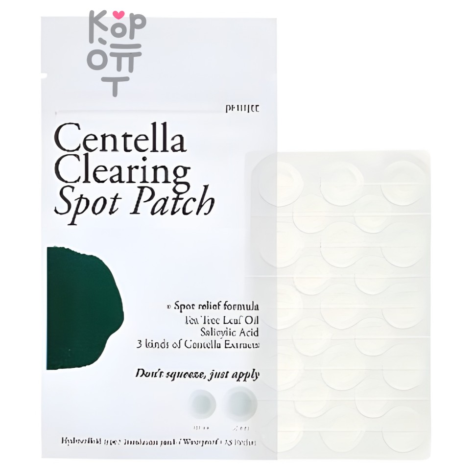 Petitfee Centella Clearing Spot Patch - Патчи для проблемной кожи, 1 упак., Коробка 23шт.