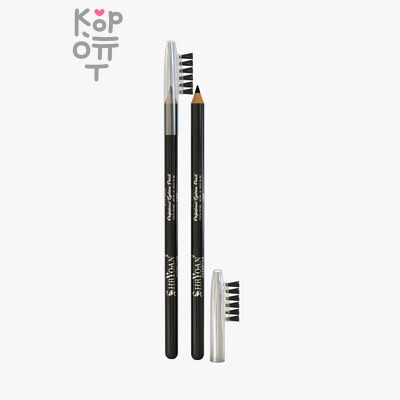 Anjo Professional Eyebrow Pencil Triangular Black - Треугольный карандаш для бровей черный 1 шт