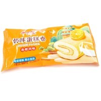 Сливочный рулет со вкусом Апельсина