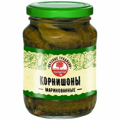 Hungrow Корнишоны маринованные деликатесные