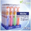 NICHE CYBER Slim DAS 003 - Зубная щетка с тонкой щетиной и гибкой головкой, купить с доставкой на дом фото 5 &mdash; Корейские товары для всей семьи(КорОпт)