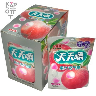 Драже XiaoMiMi с фруктовым соком и вкусом Персика — Корейские товары для всей семьи(КорОпт)