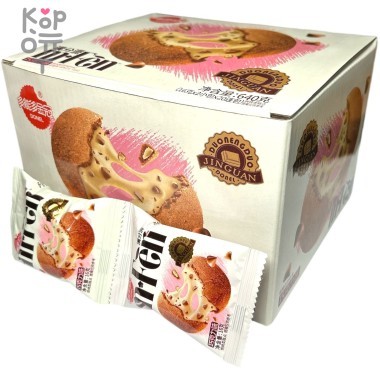 Donel Bakery Cake - Мягкое Печенье с Бомбической начинкой и вкусом шоколада, 16гр. — Корейские товары для всей семьи(КорОпт)