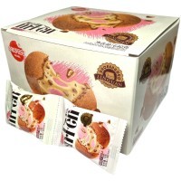 Donel Bakery Cake - Мягкое Печенье с Бомбической начинкой и вкусом шоколада, 16гр.