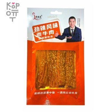 Снэк Yu Jin Foods Депутаты на даче, 76гр. - Пряный пшеничный снек со вкусом пряной говядины — Корейские товары для всей семьи(КорОпт)