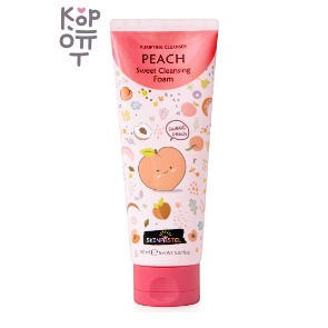 SkinPastel Peach Sweet Cleansing Foam — Пенка для умывания с экстрактом персика, 150 мл
