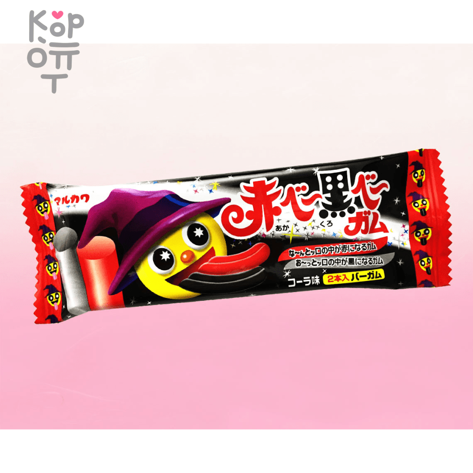 Marukawa Akabee Kurobee gum - Жевательная резинка Акабэ-Куробе-Гум, 11,8гр., купить с доставкой на дом фото 1 — Корейские товары для всей семьи(КорОпт)