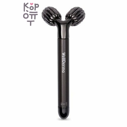 WellDerma Face Lifting Vibrating Roller - Роликовый массажер с вибрацией для лифтинг-эффекта, 266 г