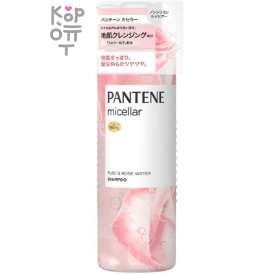 P &amp; G PANTENE Micellar Pure &amp; Rose Water Shampoo - Мицеллярный шампунь с ароматом Роз 500мл.