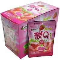 Конфеты кислые DUSHIKE Q Candy со вкусом Клубники