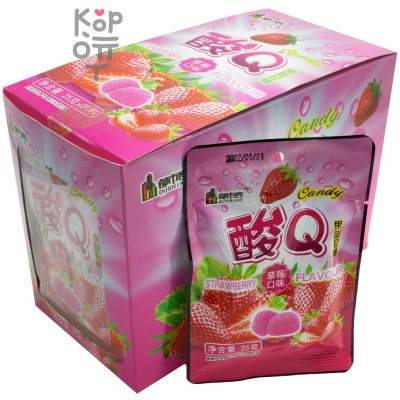 Конфеты кислые DUSHIKE Q Candy со вкусом Клубники