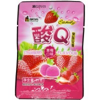 Конфеты кислые DUSHIKE Q Candy со вкусом Клубники