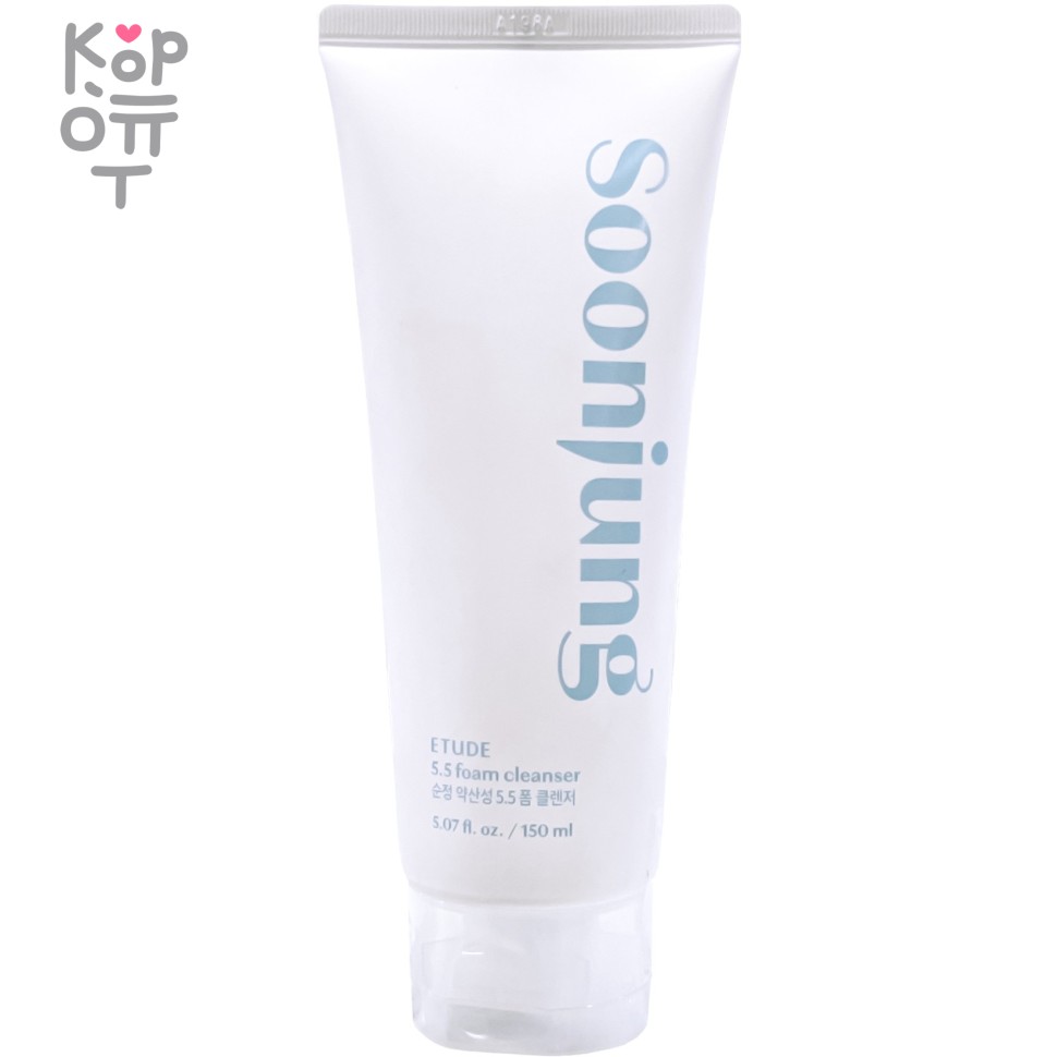 Etude House Soon Jung 5.5 Foam Cleanser - Пенка для умывания с нейтральным PH 150мл., купить с доставкой на дом фото 1 — Корейские товары для всей семьи(КорОпт)