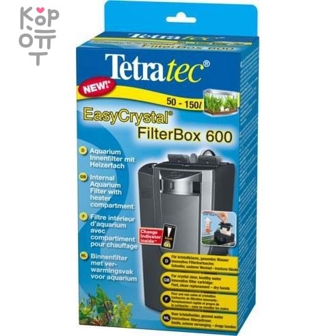 Tetra EasyCrystal 600 Filter Box внутренний фильтр для аквариумов 100-130 л фото 1 &mdash; Корейские товары для всей семьи(КорОпт)