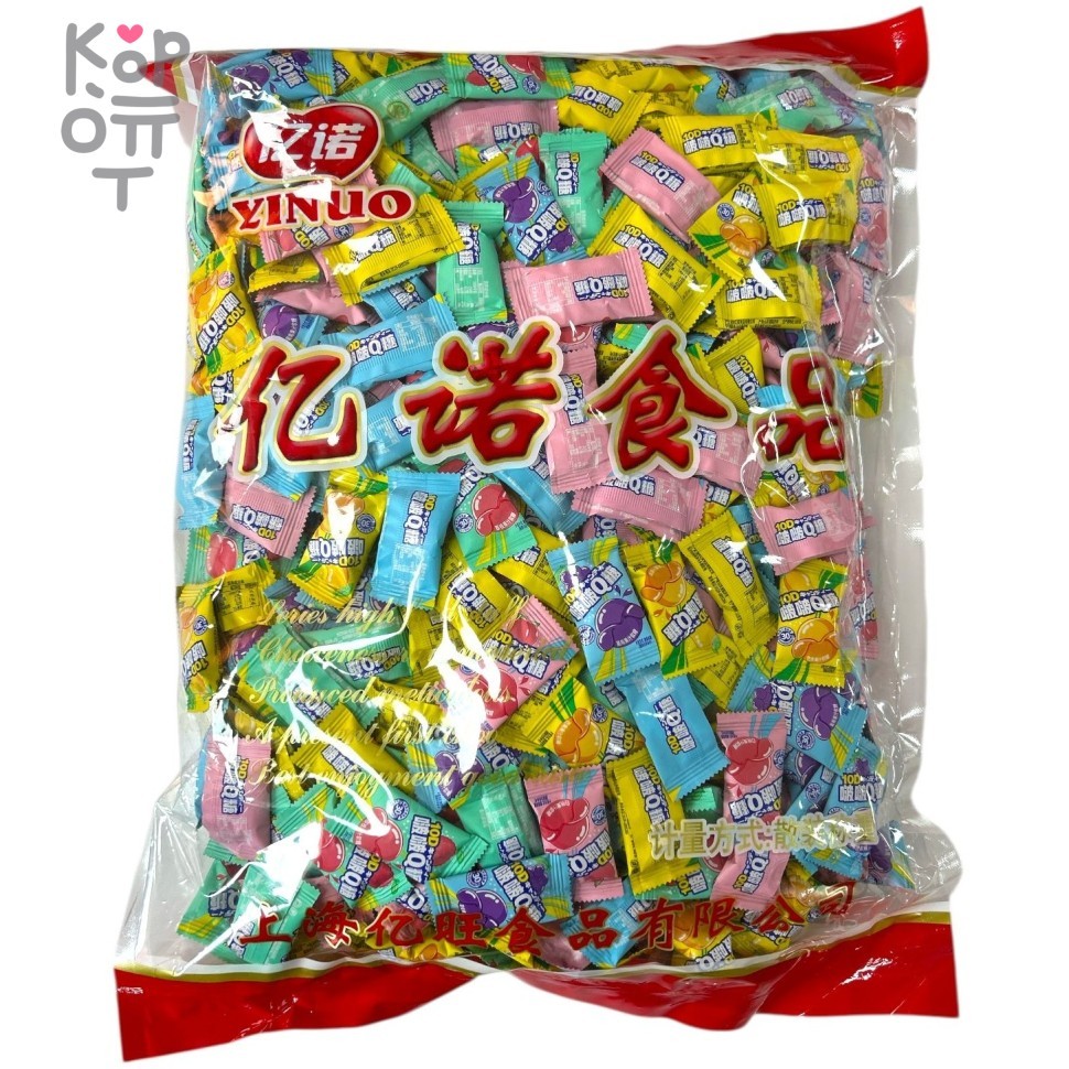 Мармелад Yinuo Мармеладное ассорти, 2,5кг, купить с доставкой на дом фото 1 &mdash; Корейские товары для всей семьи(КорОпт)