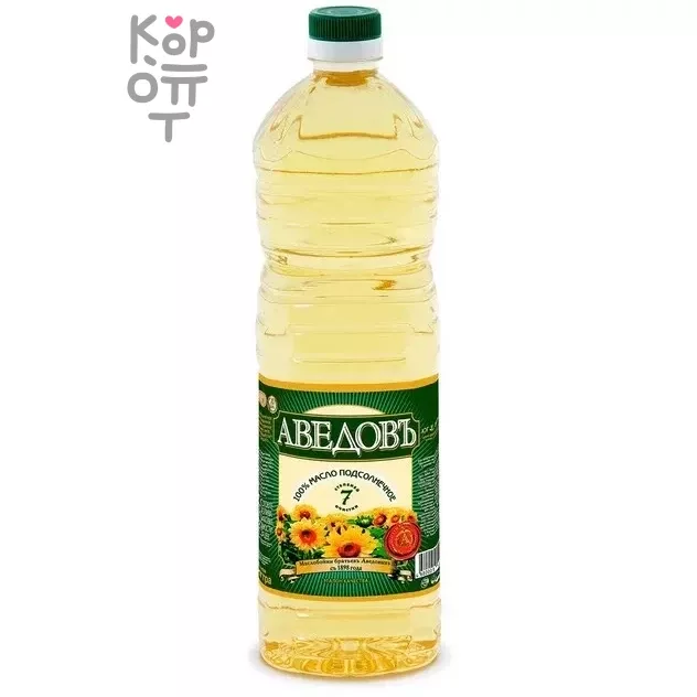 Аведовъ - Масло подсолнечное рафинированное дезодорированное.