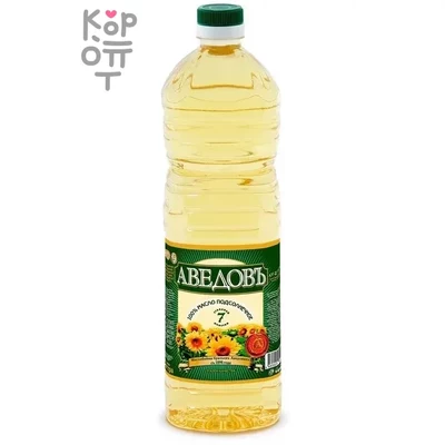 Аведовъ - Масло подсолнечное рафинированное дезодорированное.