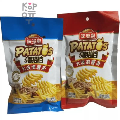 Weizi Huang Special Potato Partner Big Wave - Рифленые Картофельные чипсы, 40гр.