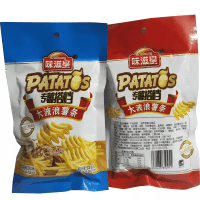 Weizi Huang Special Potato Partner Big Wave - Рифленые Картофельные чипсы, 40гр.