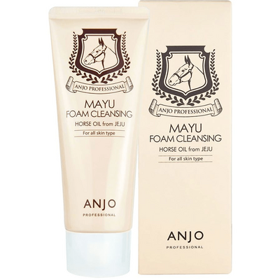 Anjo Professional Mayu Foam Cleansing - Пенка для умывания лица с лошадиным жиром 100 мл