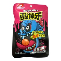 Кислая карамель LuXing Explosive Acid Sour Candy - Взрывоопасно кислый Монстр со вкусом Голубики