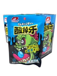 Кислая карамель LuXing Explosive Acid Sour Candy - Взрывоопасно кислый Монстр со вкусом Голубики