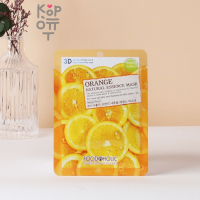 FOODAHOLIC 3D Orange Natural Essence Mask - Тканевая 3D маска с натуральным экстрактом апельсина 23гр.