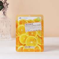 FOODAHOLIC 3D Orange Natural Essence Mask - Тканевая 3D маска с натуральным экстрактом апельсина 23гр.