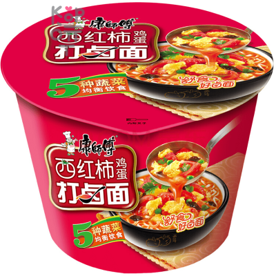 Лапша быстрого приготовления Kang Shi Fu с томатами, 111гр.
