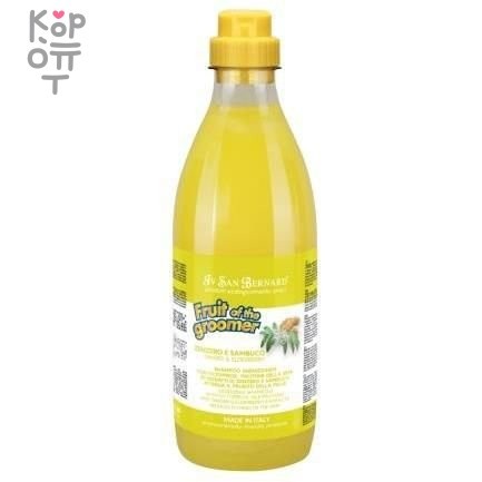 ISB Fruit of the Grommer Ginger&Elderbery Шампунь для любого типа шерсти против раздражений и перхоти 1 л, купить с доставкой на дом фото 1 &mdash; Корейские товары для всей семьи(КорОпт)