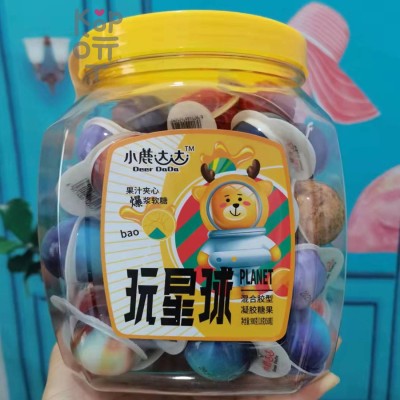 Мармелад Deer DaDa Bao Планеты, заполненный фруктовым джемом