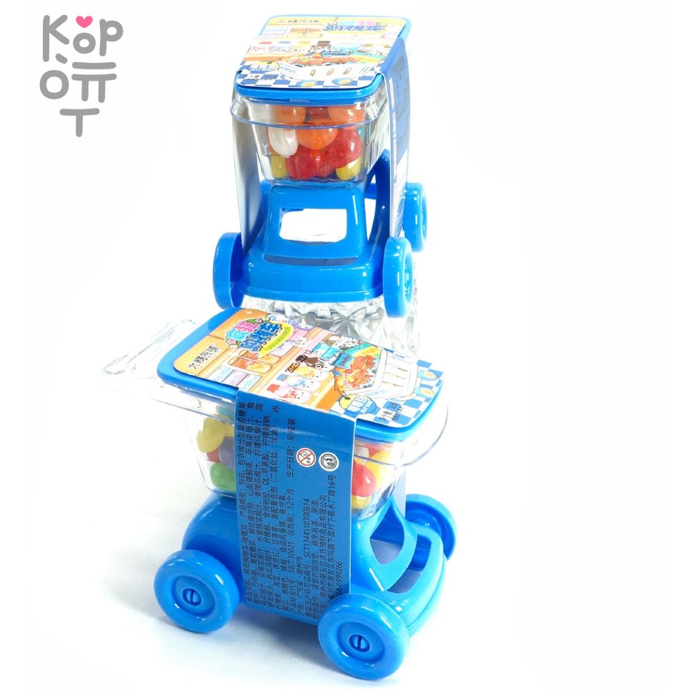 Жевательный мармелад Big Sugar Trolley - в игрушке магазинной тележке