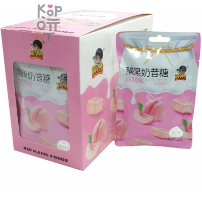 Мягкая конфета MengXiao Yogurt Candy - Йогуртовая Помадка со вкусом Персика