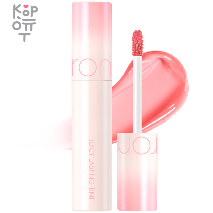 Rom&amp;Nd New Bear Juicy Lasting Tint - Стойкий глянцевый тинт для губ 5,5гр.   Губы Rom&Nd New Bear Juicy Lasting Tint — линейка с выбором вариантов. В КорОпт можно подобрать свежие приходы азиатской косметики с хорошим остаточным сроком годности и собрать заявку по средствам регулярного ухода.