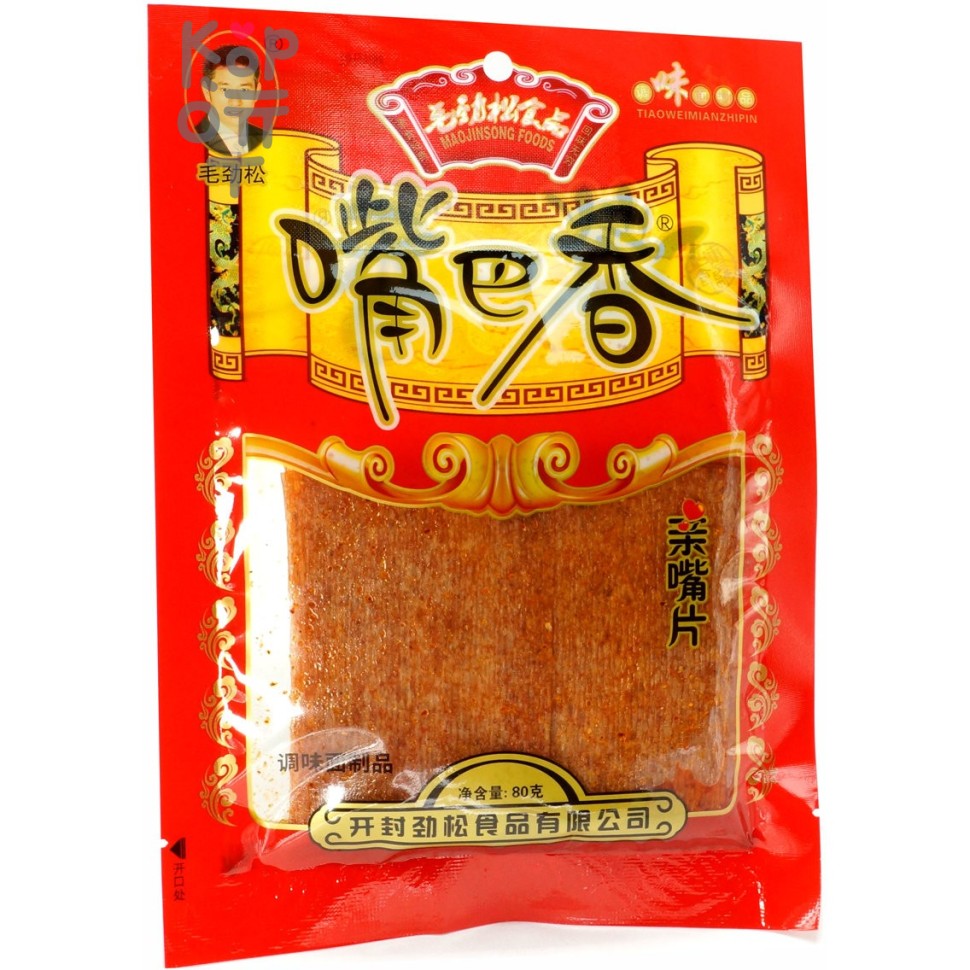 Снэк пшеничный Maojinsong Foods острый со вкусом курицы, 80гр.
