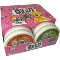 Кислая игристая карамель Di-Zhou со вкусом фруктов