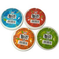 Кислая игристая карамель Di-Zhou со вкусом фруктов