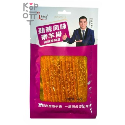 Снэк Yu Jin Foods Депутаты на даче, 76гр. - Пряный пшеничный снек со вкусом отбивной из баранины