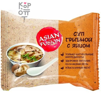 Asian Fusion Суп грибной с яйцом, 12 г