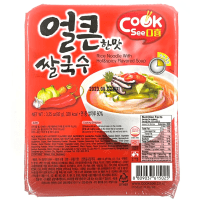 Cook Si Rice Noodle Hot & Spicy Flavored Soup - Рисовая вермишель со вкусом острой Говядины 92гр.