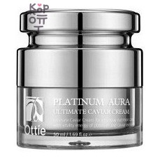 OTTIE — Platinum Aura Ultimate Capsule Cream — премиальный крем для лица с икрой и платиной, 50 мл