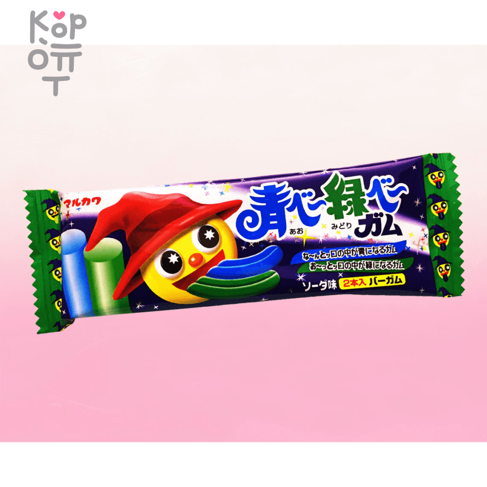 Marukawa Aobee Midoribee gum - Жевательная резинка Аобэ Мидорибе Гум, 11,8гр., купить с доставкой на дом фото 1 — Корейские товары для всей семьи(КорОпт)
