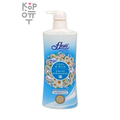 LION Flore — крем-гель для душа Cool &amp; Mild Sensation, 450 мл