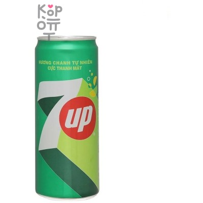 7Up Sleek - Напиток безалкогольный газированный 7Up, Вьетнам 320 мл