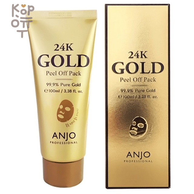 ANJO 24K Gold Peel Off Pack - Маска-пленка с 24-каратным Золотом 100мл., купить с доставкой на дом фото 1 — Корейские товары для всей семьи(КорОпт)