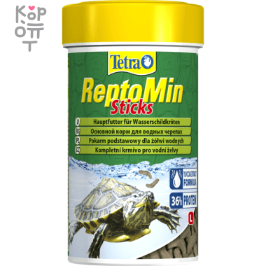 Tetra ReptoMin корм в виде палочек для водных черепах 100 мл — Корейские товары для всей семьи(КорОпт)