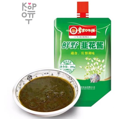Red Sun Food leek flower sauce - Соус из свежего цветка дикого лука-порея, 200гр.