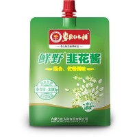 Red Sun Food leek flower sauce - Соус из свежего цветка дикого лука-порея, 200гр.